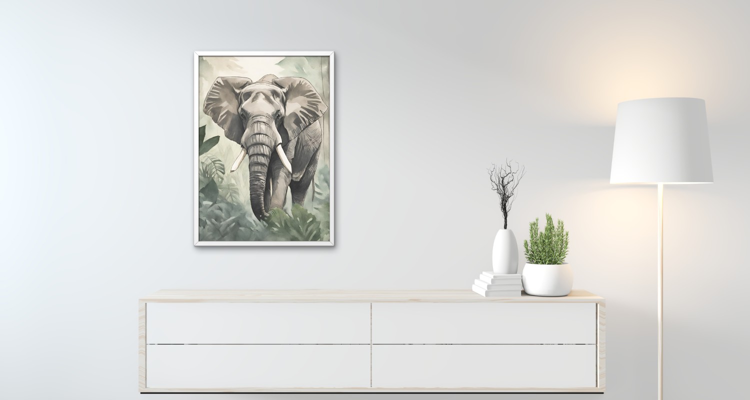 poster olifant jungle